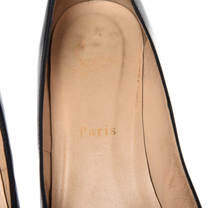Christian Louboutin Calfskin Bruges 120 Pumps 38.5 Black 12 of 24