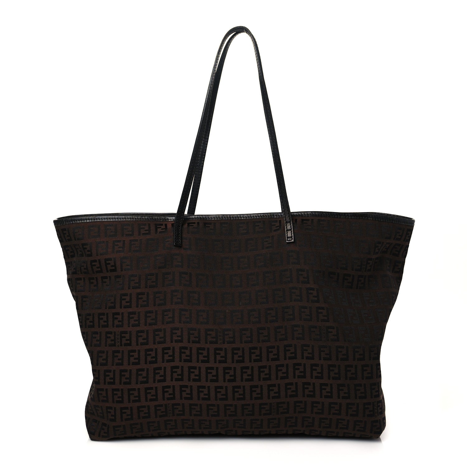 Fendi Zucchino Shopping Tote Brown 1 of 11