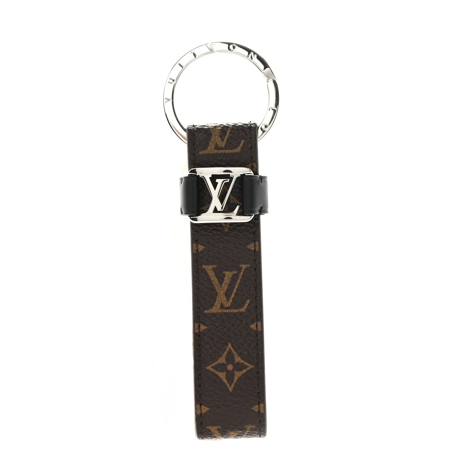 Louis Vuitton Monogram LV Dragonne Bag Charm Key Holder 1 of 6