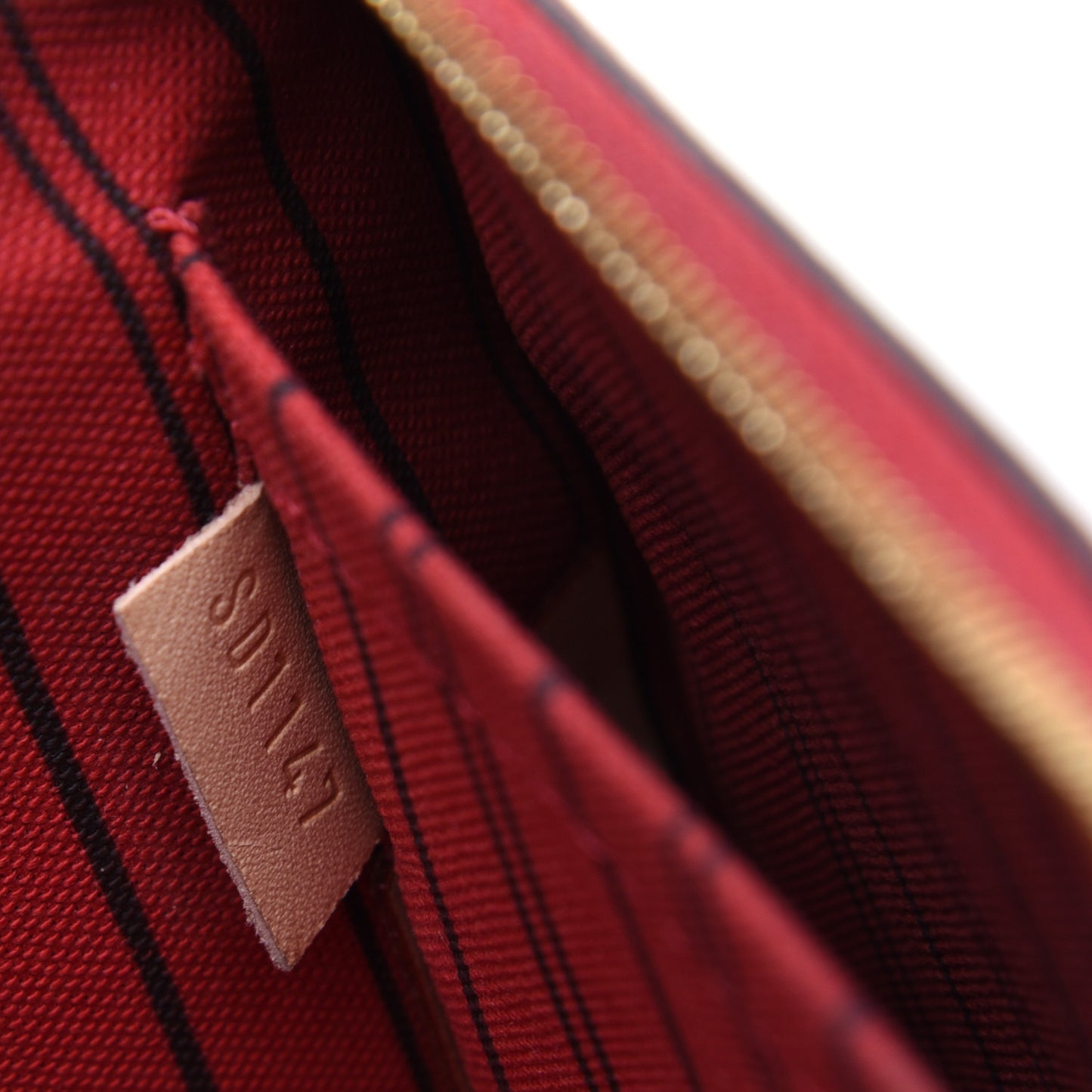 Monogram Neverfull MM GM Pochette Cherry