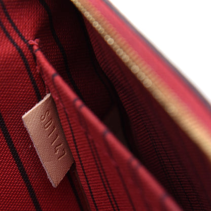 Louis Vuitton Monogram Neverfull MM GM Pochette Cherry 10 of 17