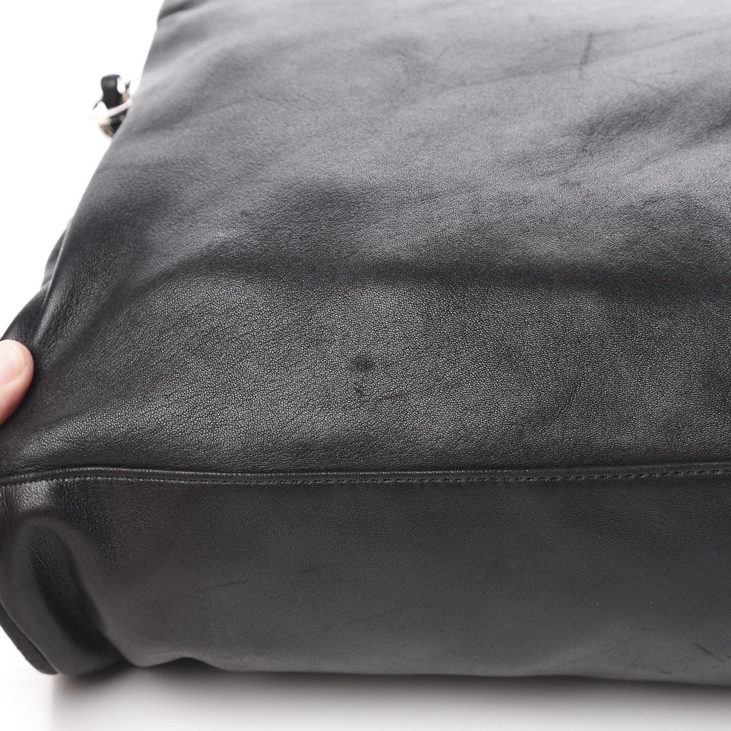 Lambskin Ultimate Soft Tote Black