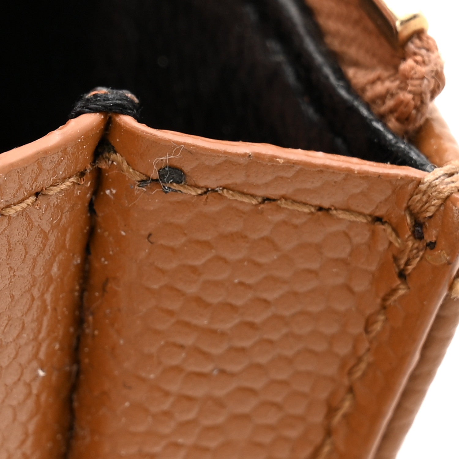 Saint Laurent Grain De Poudre Matelasse Chevron Monogram Fragments Zippered Card Case Cork 10 of 10
