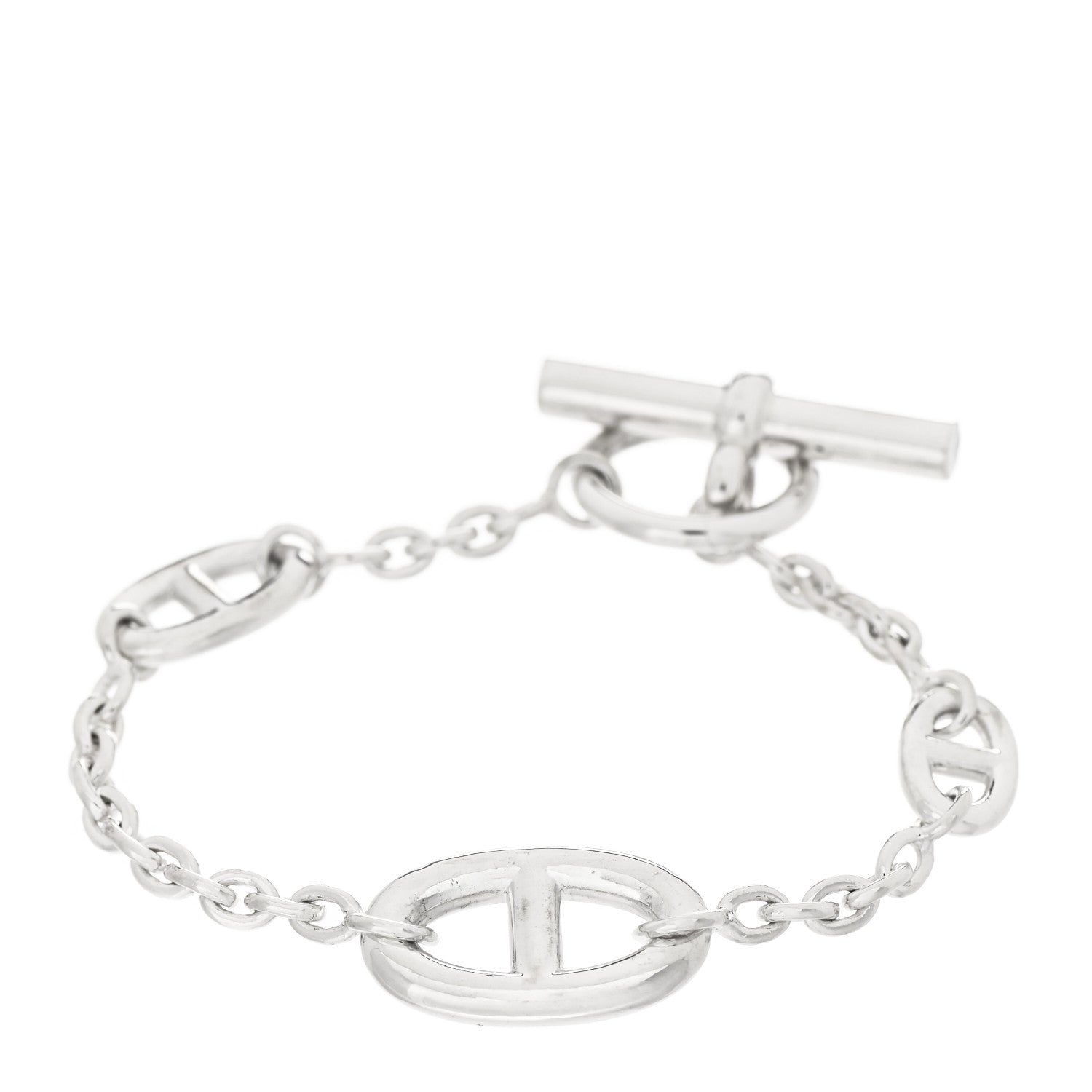 Hermes Sterling Silver Farandole Bracelet ST 1 of 4