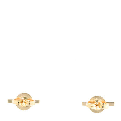 Tiffany 18K Yellow Gold Medium T Wire Hoop Earrings 4 of 5