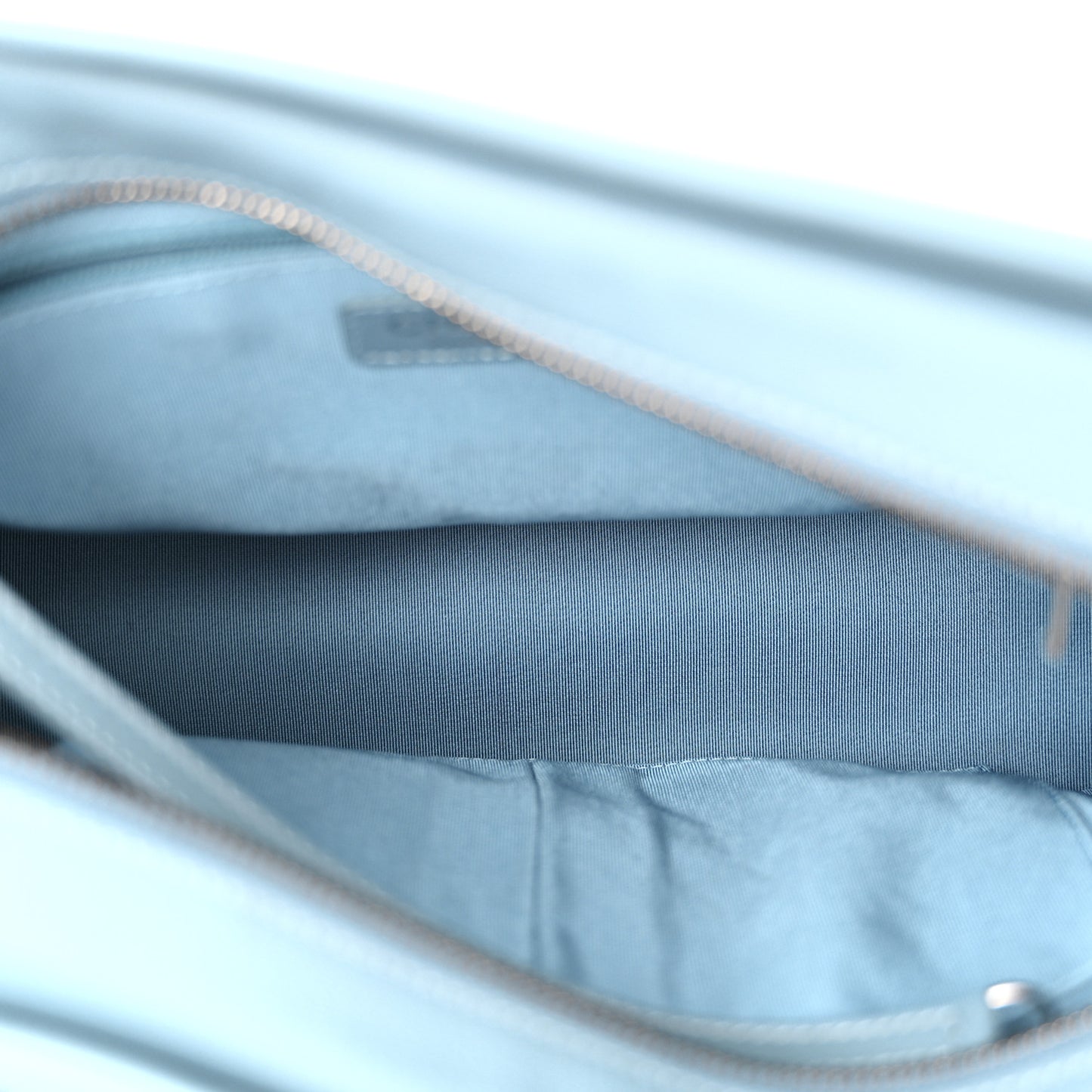Patent Goatskin Quilted Medium Gabrielle Hobo Blue