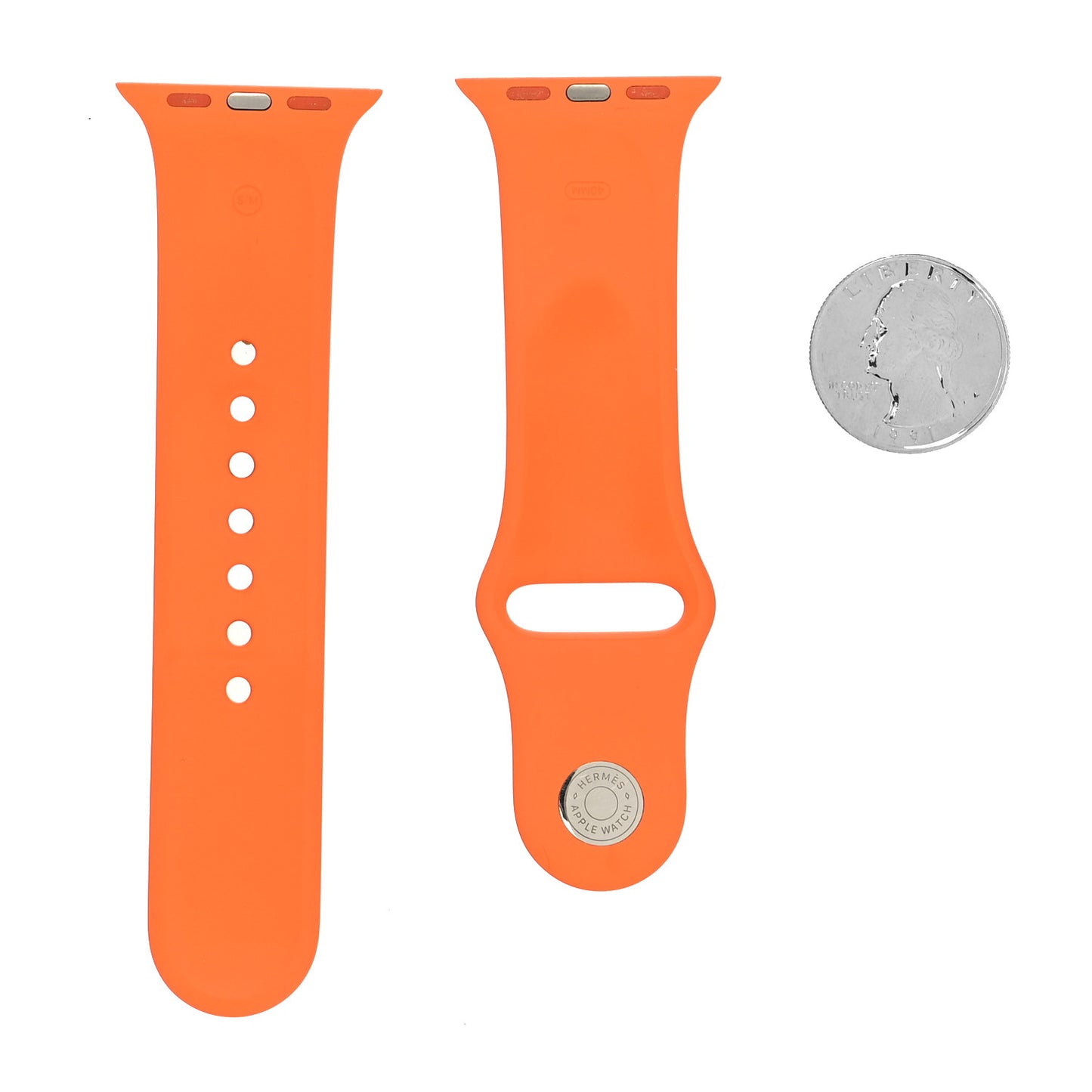 Silicone 38mm Apple Sports Watch Single Tour Band Orange