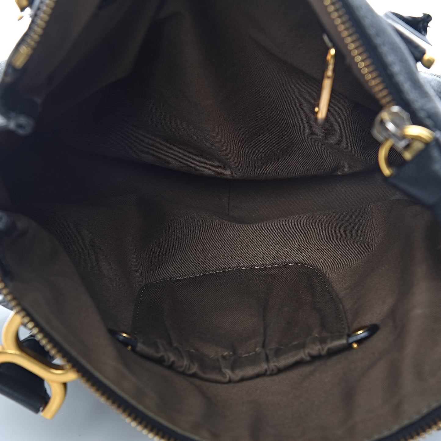 Calfskin Medium Marcie Satchel Black