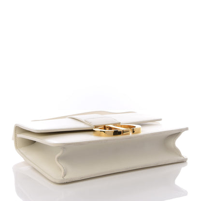 Christian Dior Calfskin 30 Montaigne Flap Bag White 3 of 8