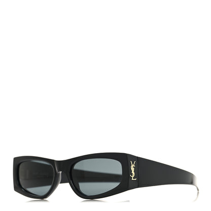 Saint Laurent Acetate Rectangle SL M140/F Sunglasses Black 1 of 8