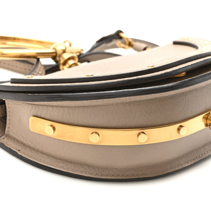 Chloe Calfskin Small Nile Bracelet Minaudiere Bag Motty Grey 8 of 9