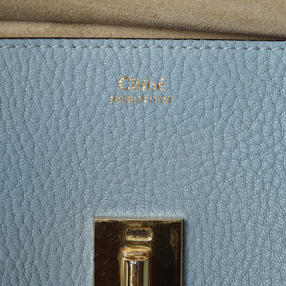 Chloe Grained Lambskin MIni Drew Shoulder Bag Cloudy Blue 6 of 9