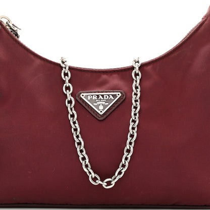 Prada Tessuto Nylon Re-Edition 2005 Shoulder Bag Granato 6 of 13