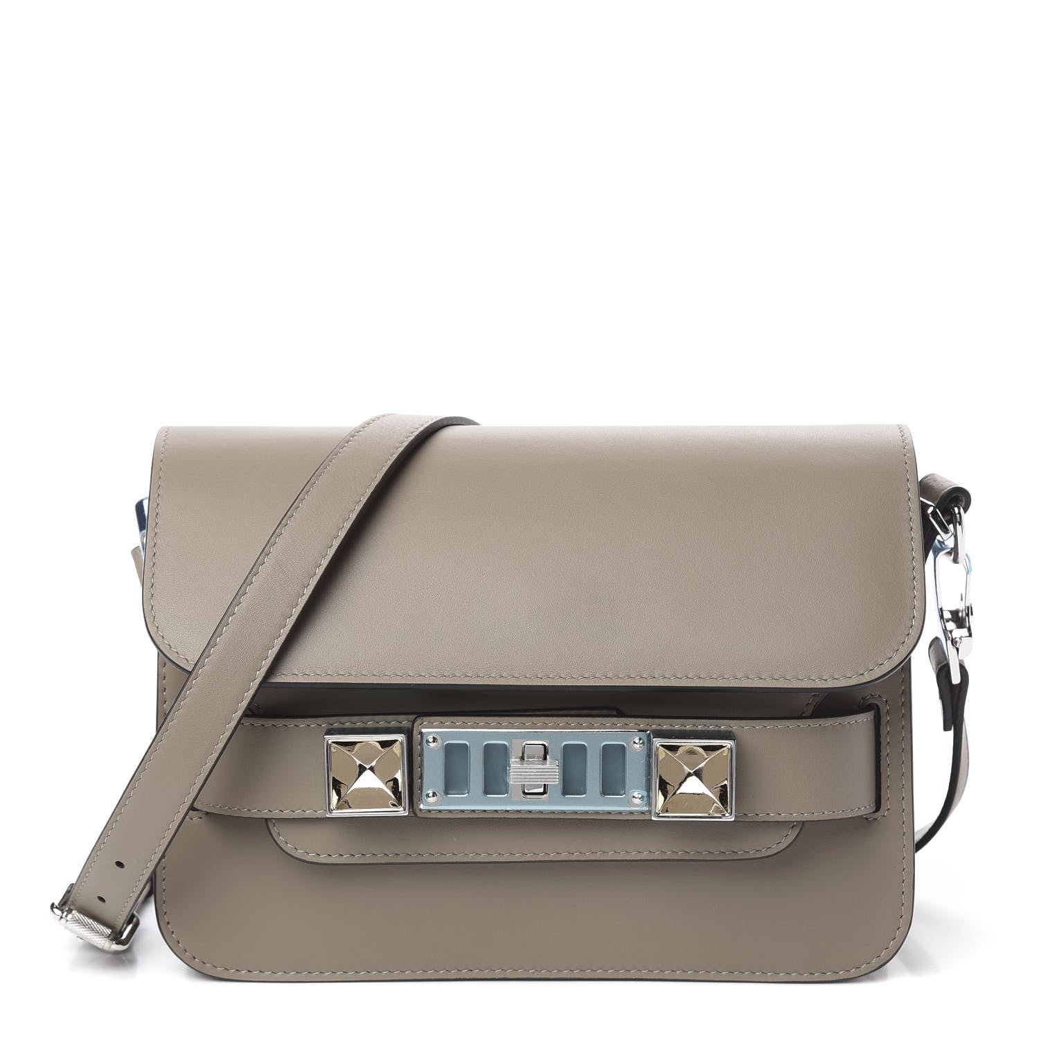 Proenza Schouler Smooth Calfskin Mini PS11 Classic Shoulder Bag Light Taupe 1 of 11