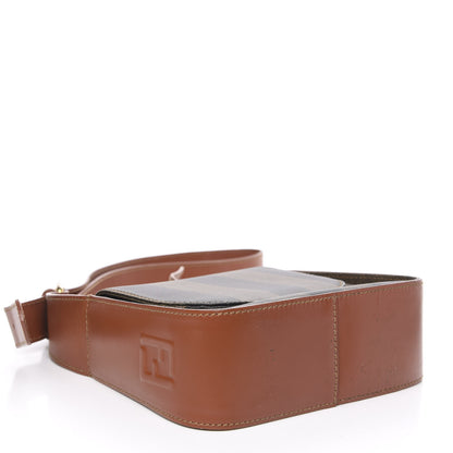 Fendi Pequin Spalmati Shoulder Bag Cuoio 3 of 11