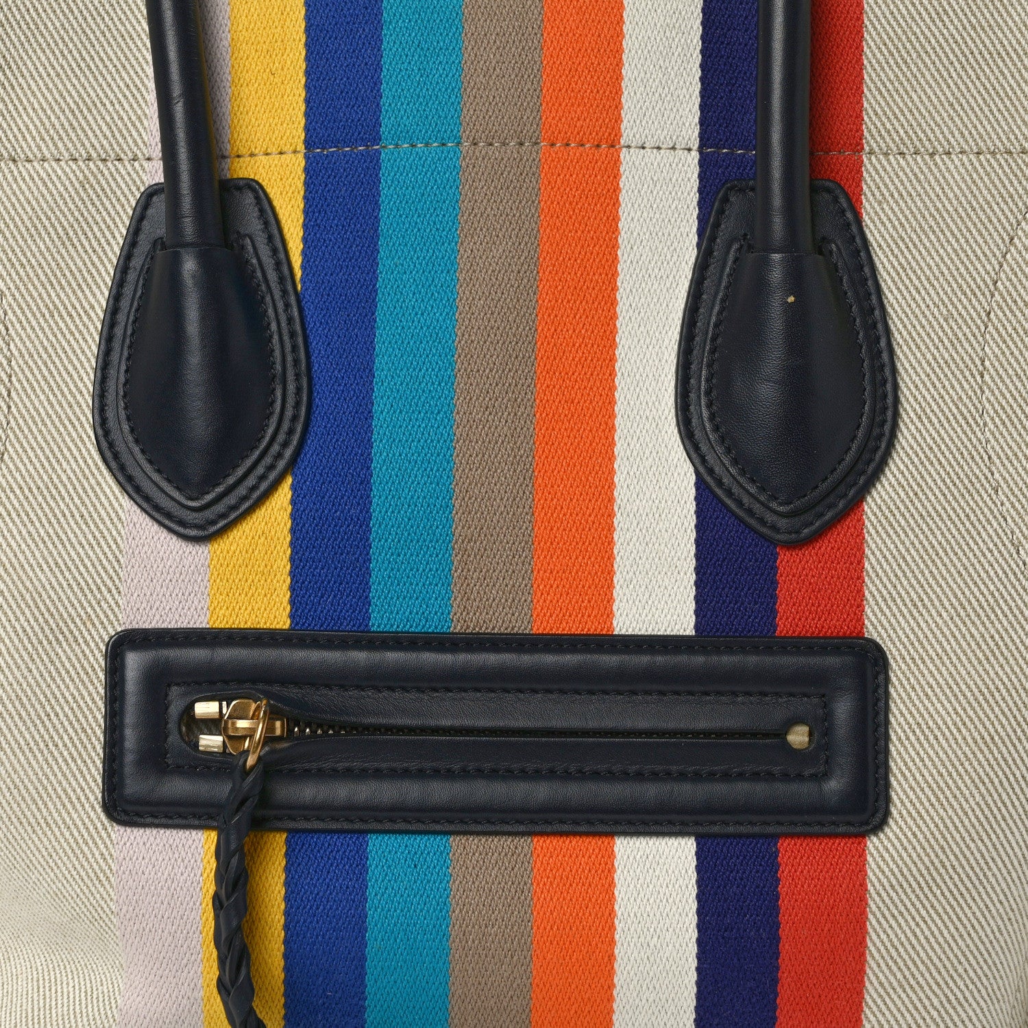 Celine Cotton Canvas Medium Phantom Luggage Multicolor 7 of 14