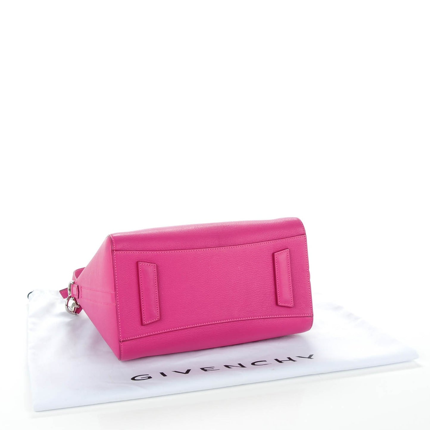 Sugar Goatskin Small Antigona Fuchsia