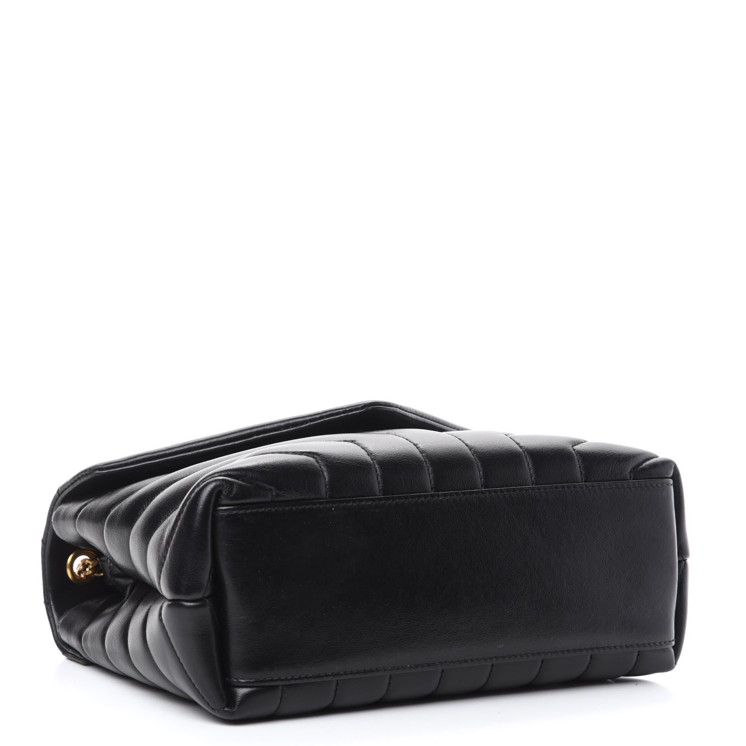Saint Laurent Calfskin Y Quilted Monogram Small Loulou Chain Satchel Black 4 of 11