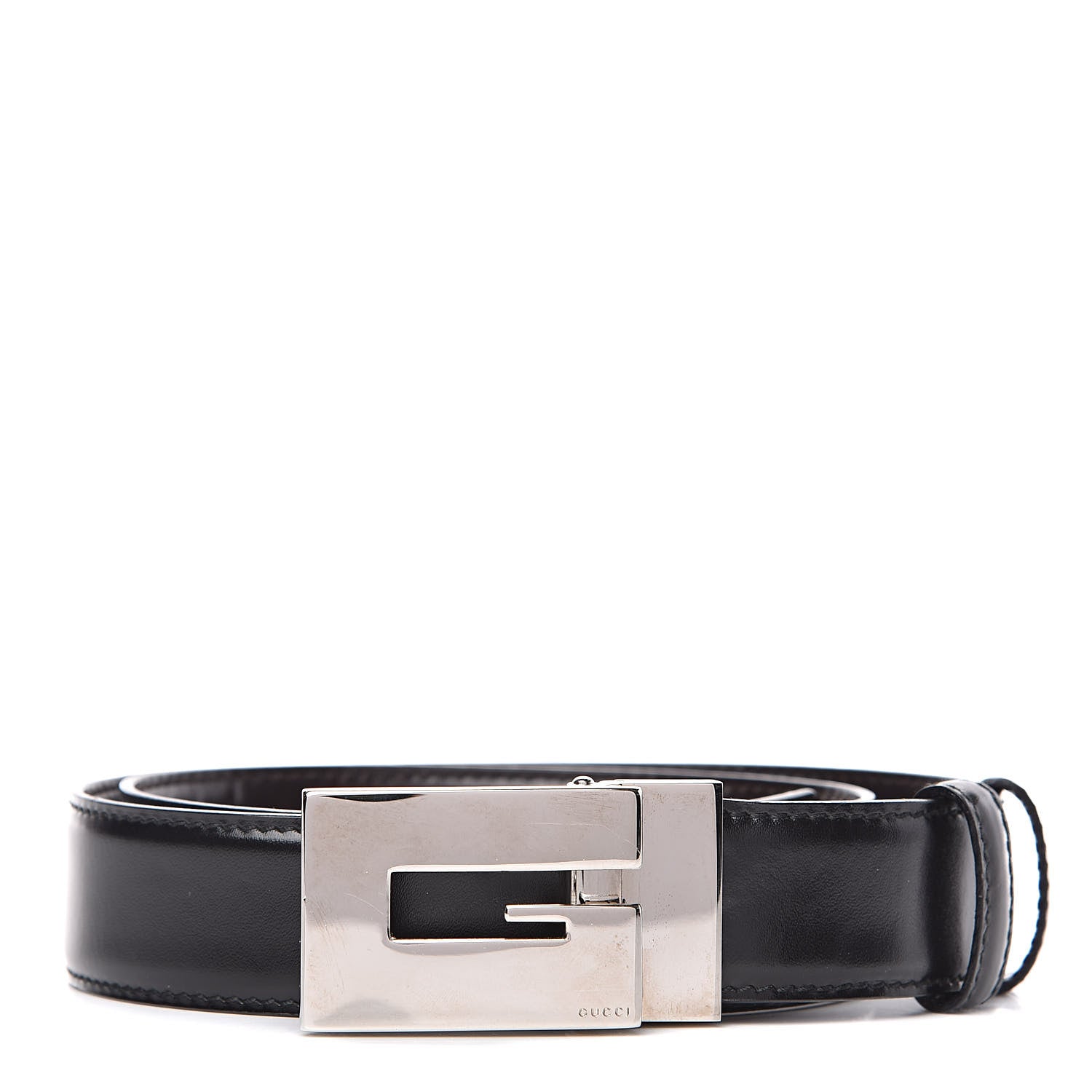 Gucci Calfskin Reversible Square G Buckle Belt 70 28 Black Brown 1 of 6