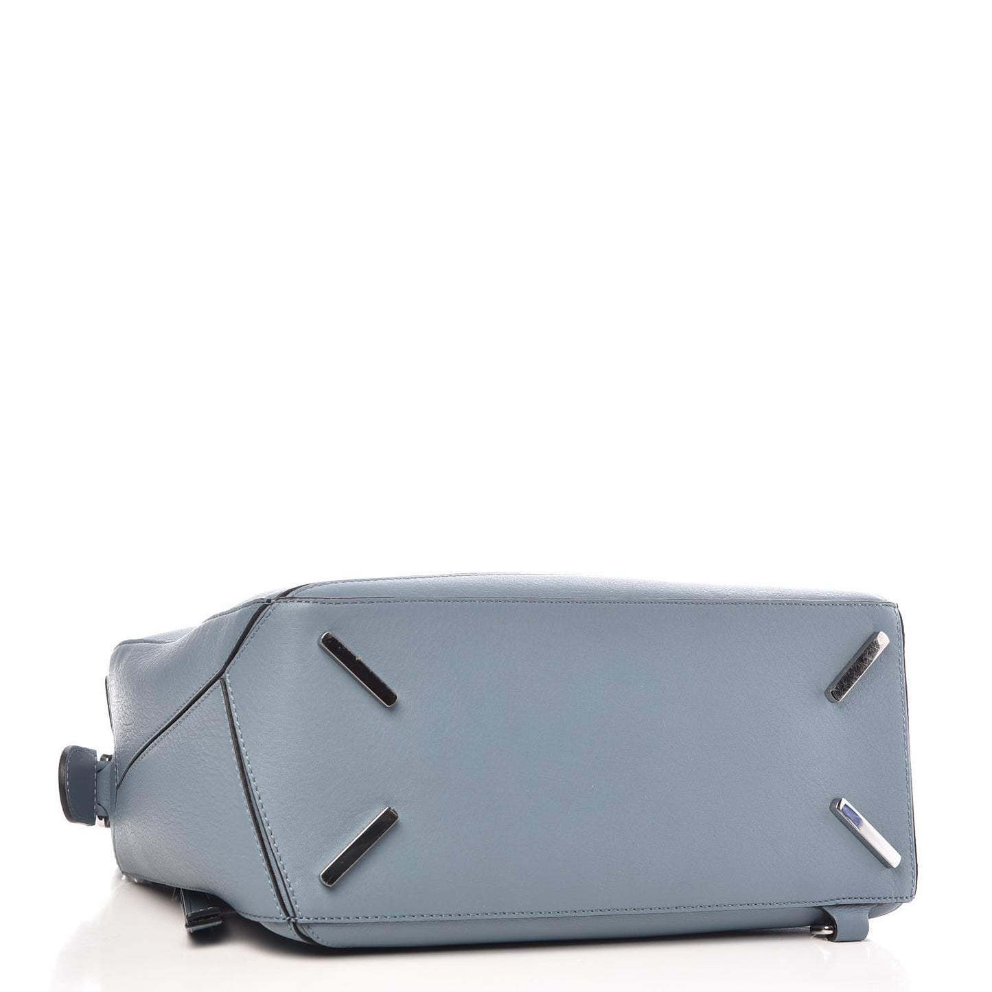 Calfskin Medium Puzzle Bag Stone Blue