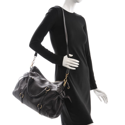 Miu Miu Vitello Medium Bow Bag Brown 2 of 6