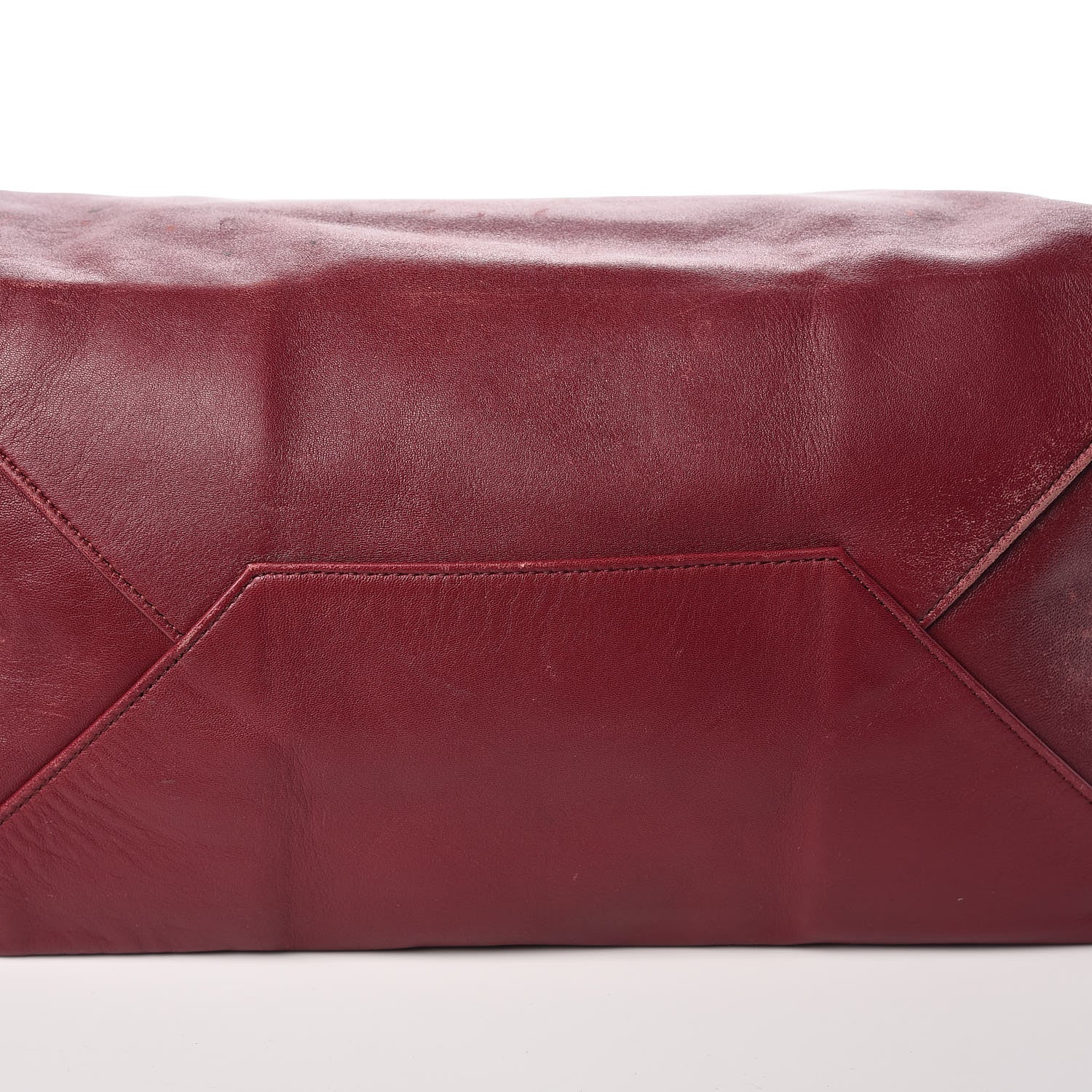 Celine Lambskin Horizontal Bi-Color Cabas Peach Rust 17 of 29