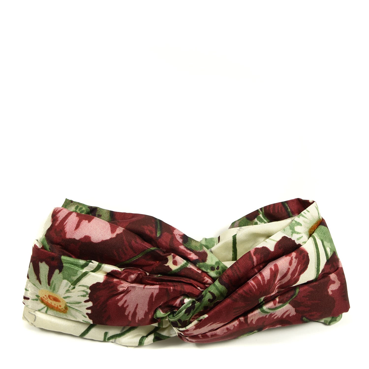 Gucci Silk Flora Print Headband M Multicolor 1 of 4