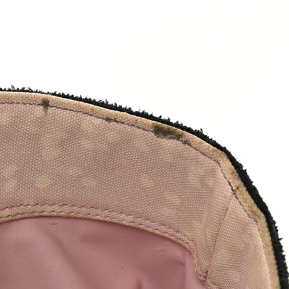 Chanel Terry Cotton Canvas Printed Large CC Tote Pale Pink 10 of 18