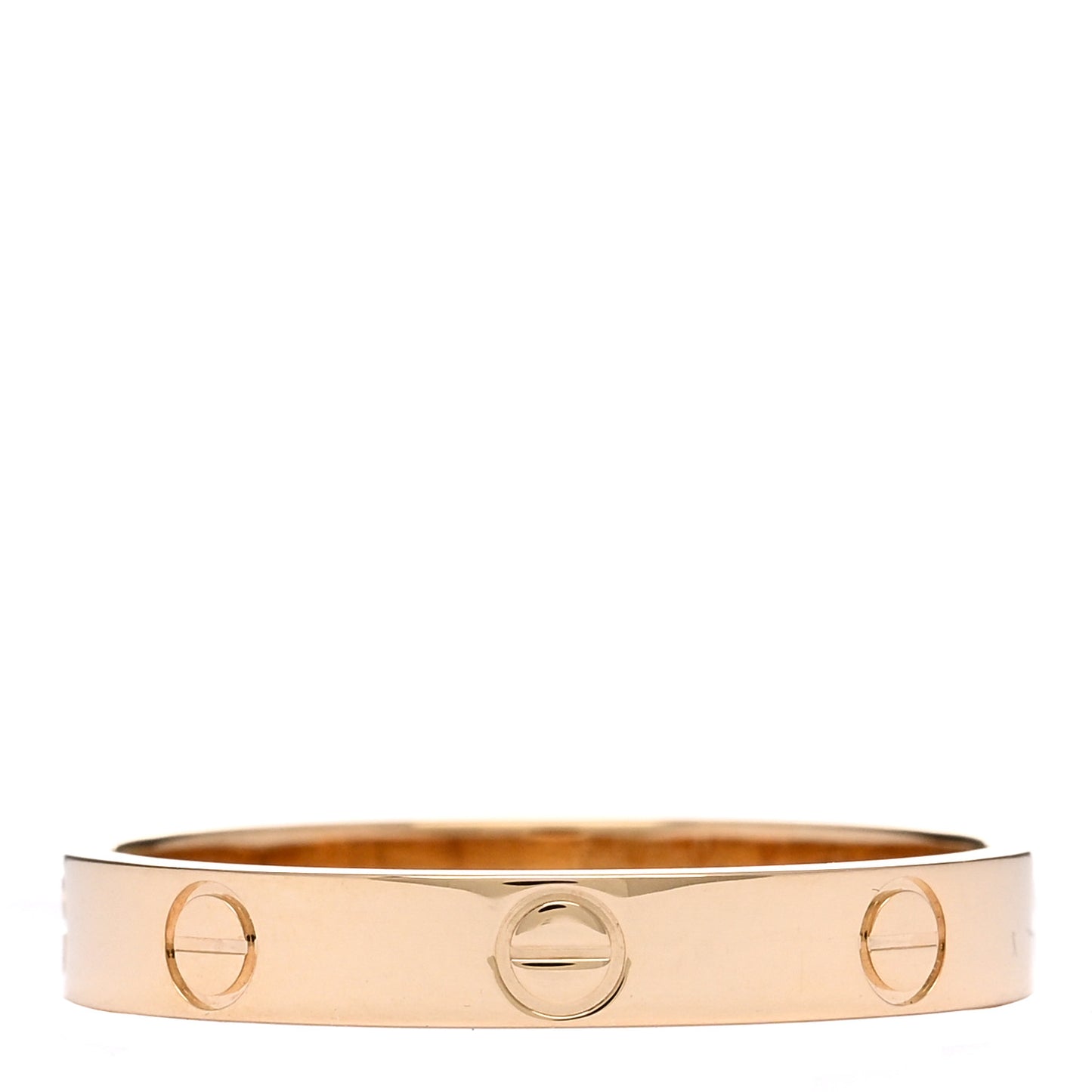 18K Yellow Gold 3.5mm LOVE Wedding Band Ring 63 10.5