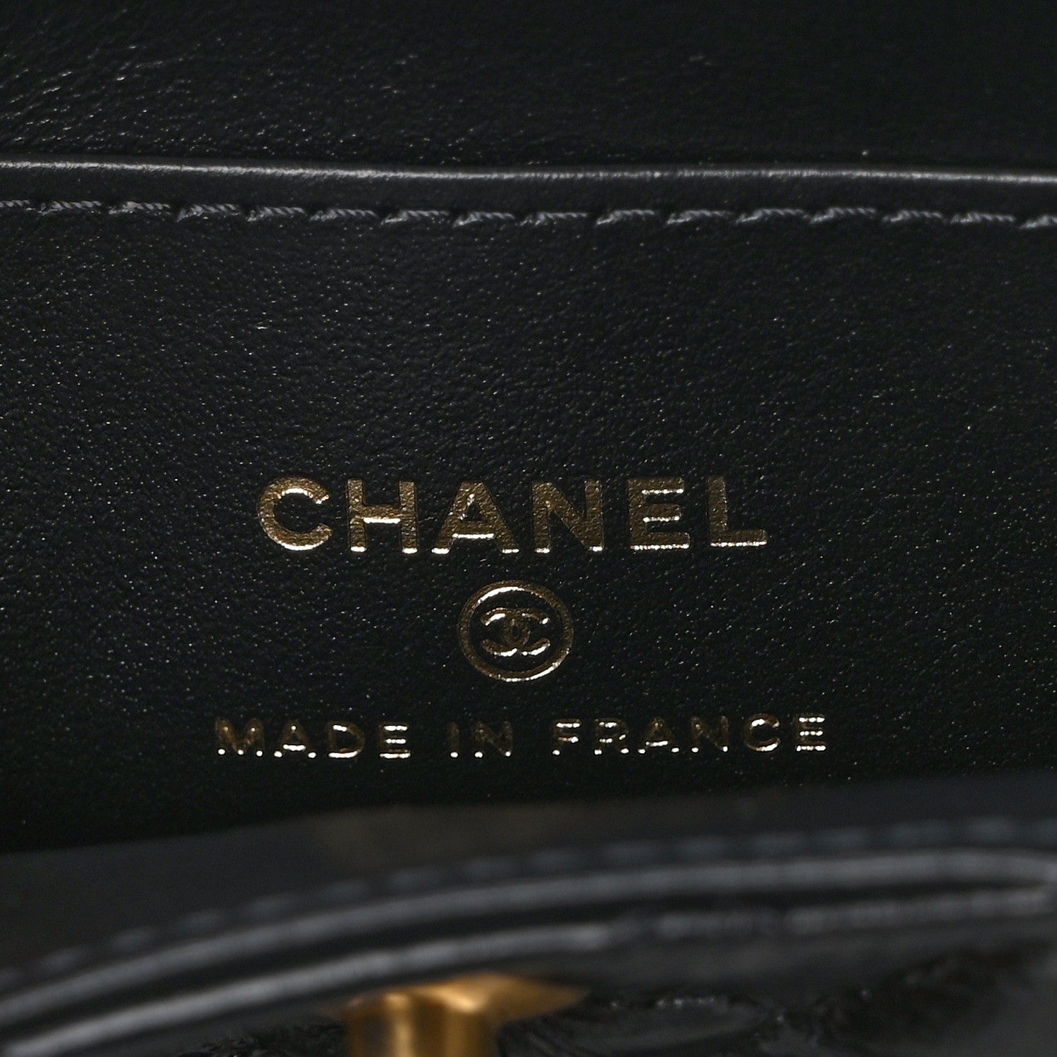 Chanel Shiny Aged Calfskin Quilted Mini Nano Kelly Shopper Black 6 of 11