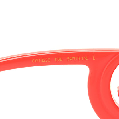 Gucci Acetate Chaise Rectangler Frame Sunglasses GG1325S Salmon Pink 6 of 8