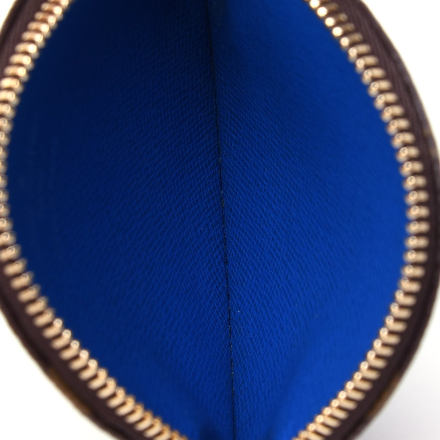 Monogram 2019 Christmas Animation Round Coin Purse Blue