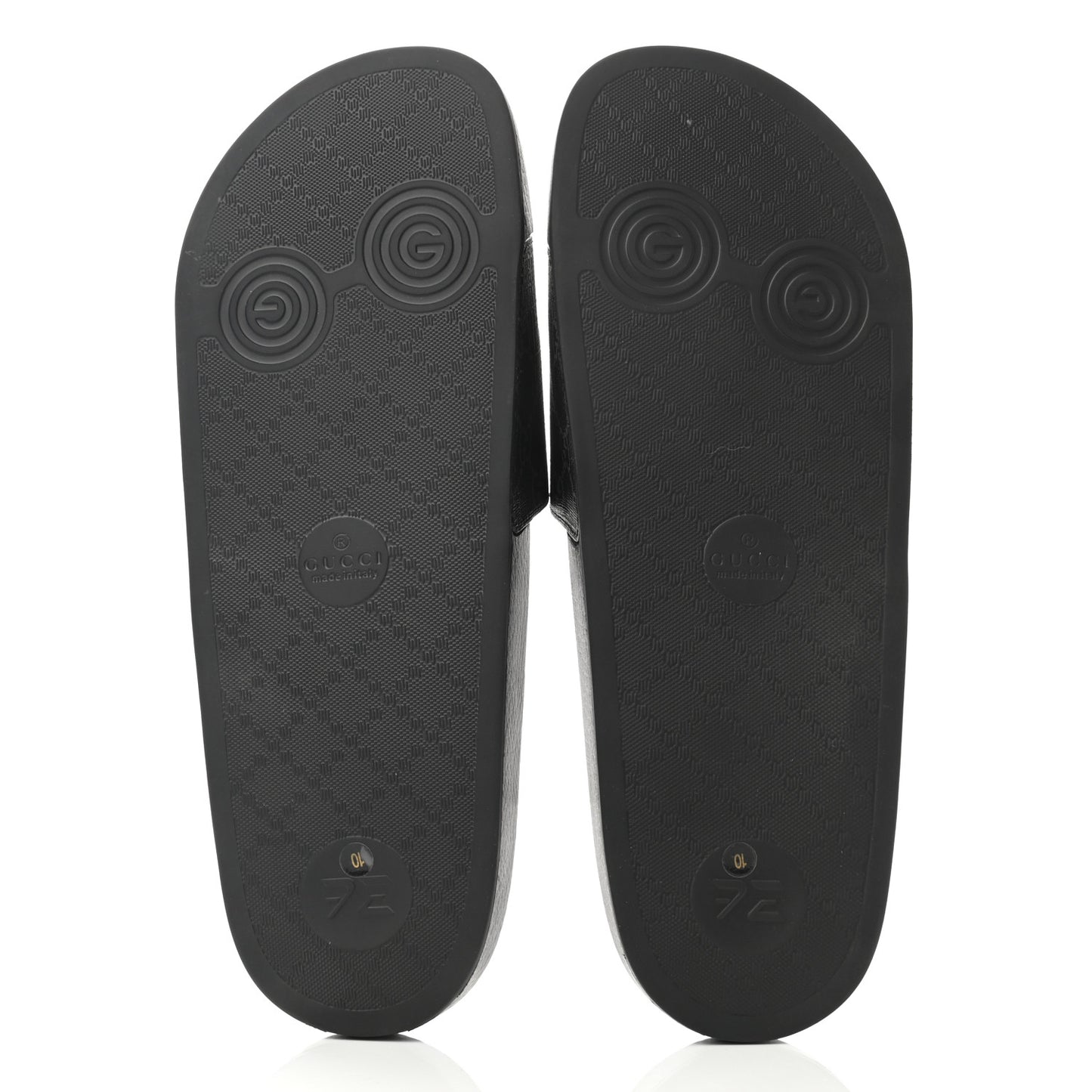 GG Supreme Monogram Tigers Mens Slide Sandals 10 Black Multicolor