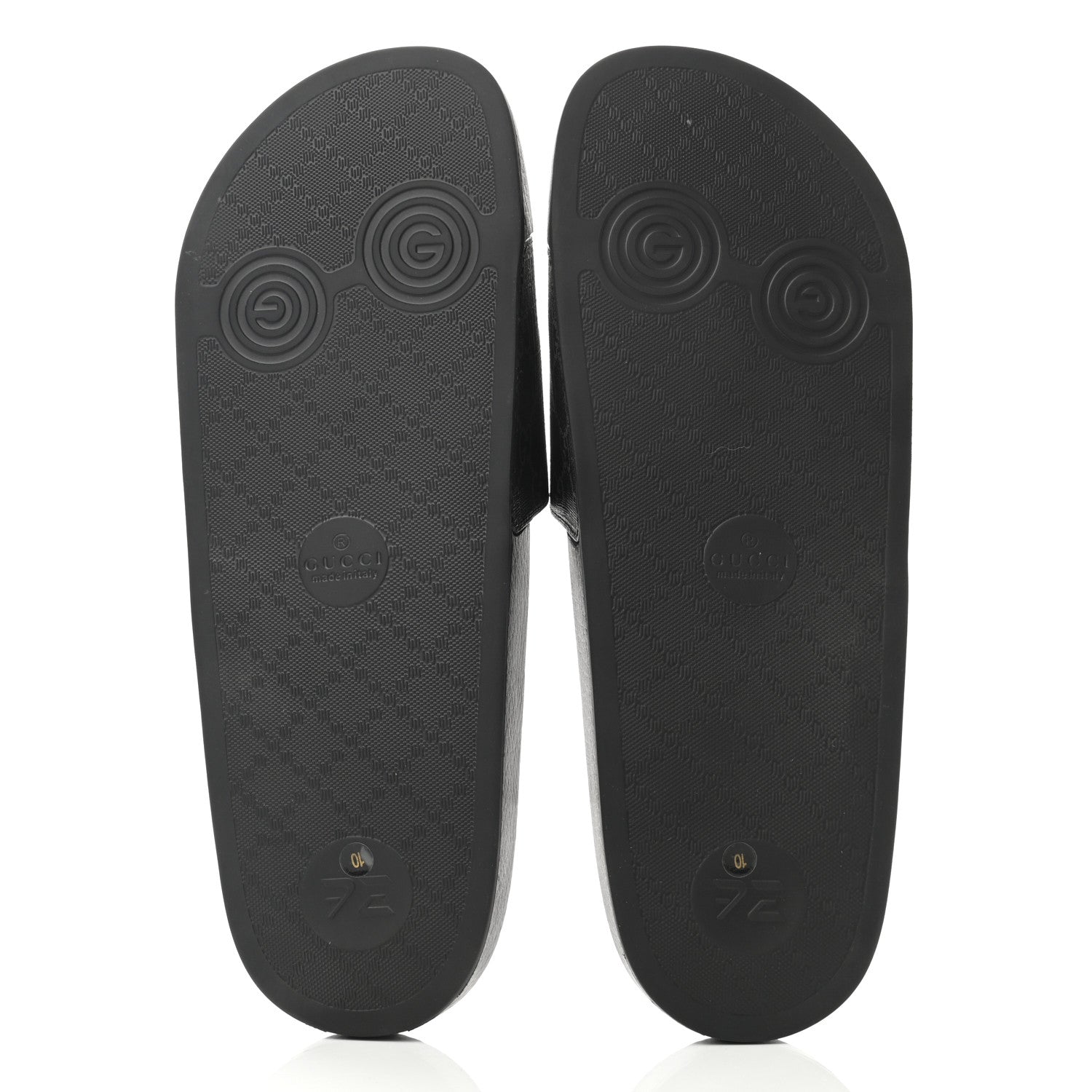 Gucci GG Supreme Monogram Tigers Mens Slide Sandals 10 Black Multicolor 5 of 8