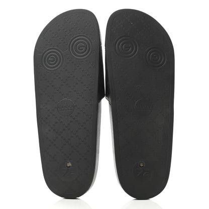Gucci GG Supreme Monogram Tigers Mens Slide Sandals 10 Black Multicolor 5 of 8