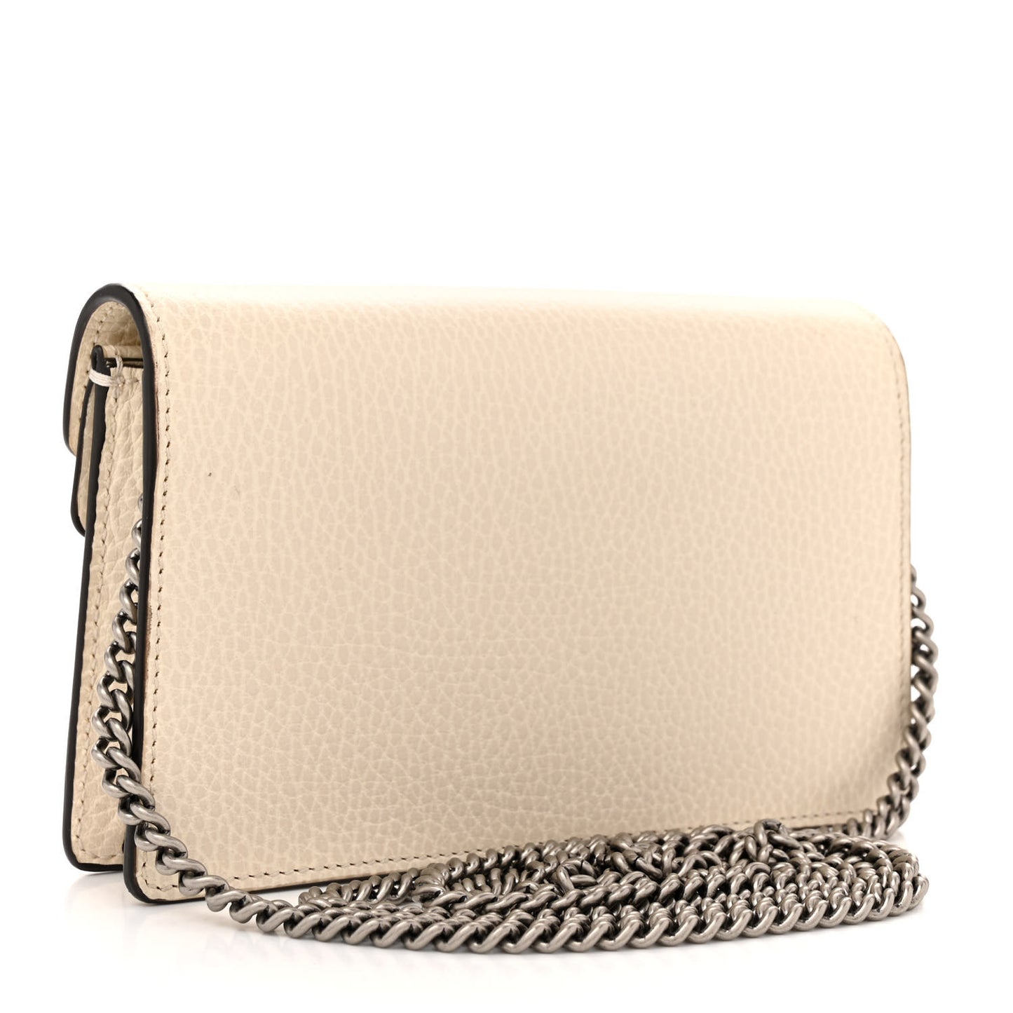 Dollar Calfskin Crystal Super Mini Dionysus Shoulder Bag Mystic White Black Diamond