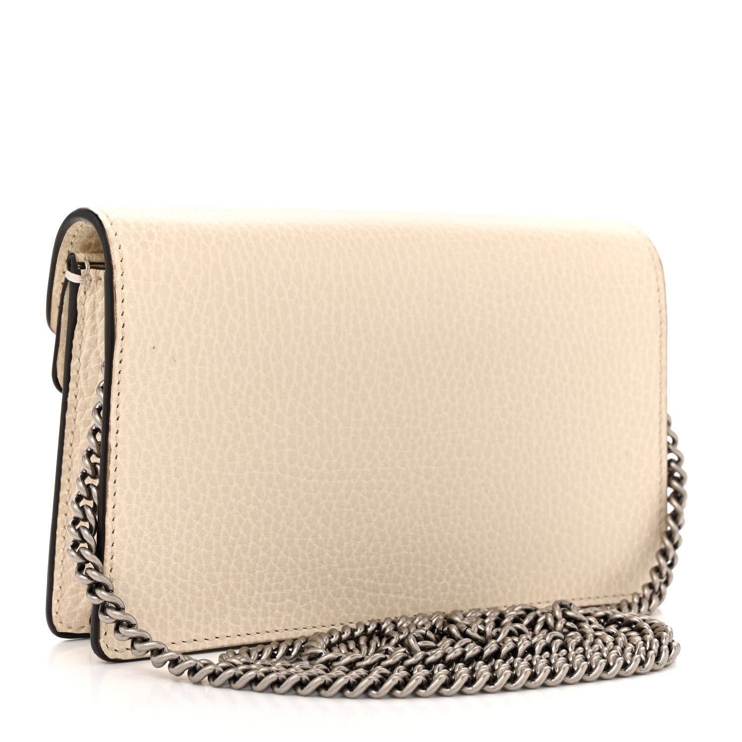 Gucci Dollar Calfskin Crystal Super Mini Dionysus Shoulder Bag Mystic White Black Diamond 3 of 11