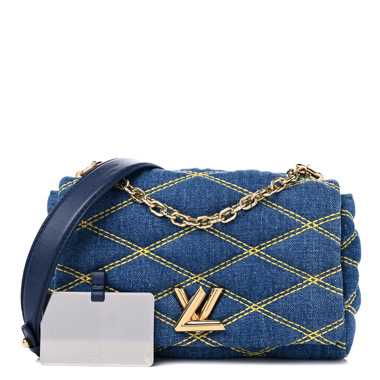 Louis Vuitton Denim Malletage GO-14 PM Blue 1 of 8