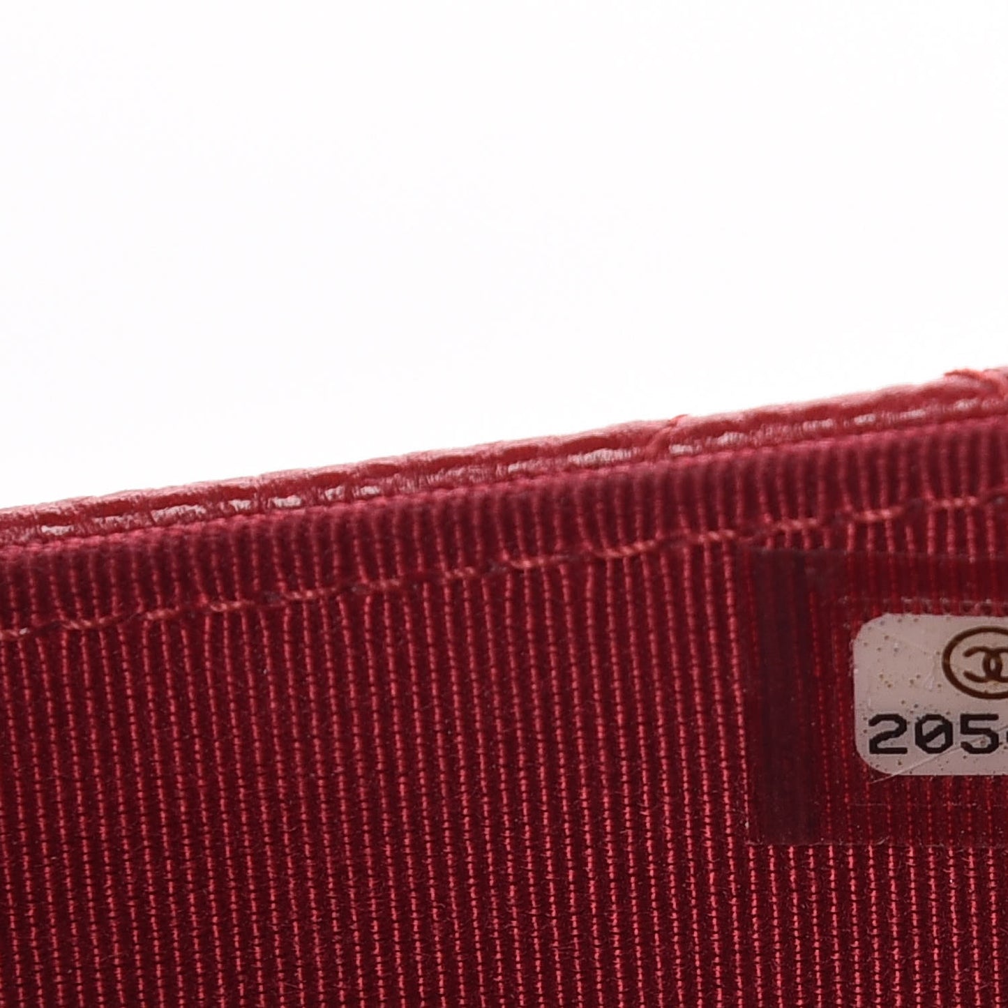 Caviar Quilted Travel Wallet Red