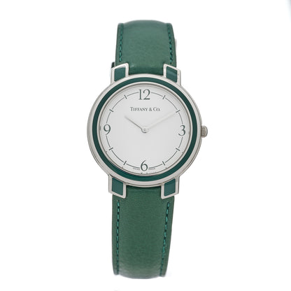 Tiffany Stainless Steel Calfskin 32mm M611 Quartz Watch 1 of 5