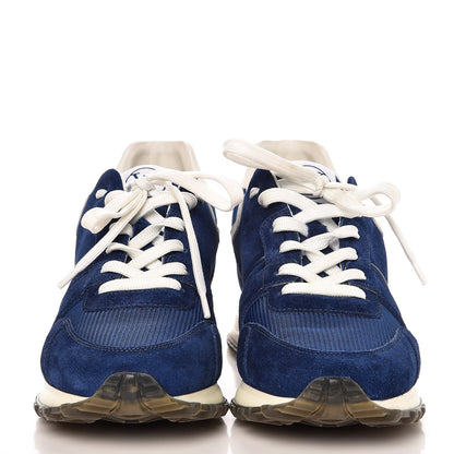 Louis Vuitton Suede Run Away Sneakers 37 Blue 3 of 9