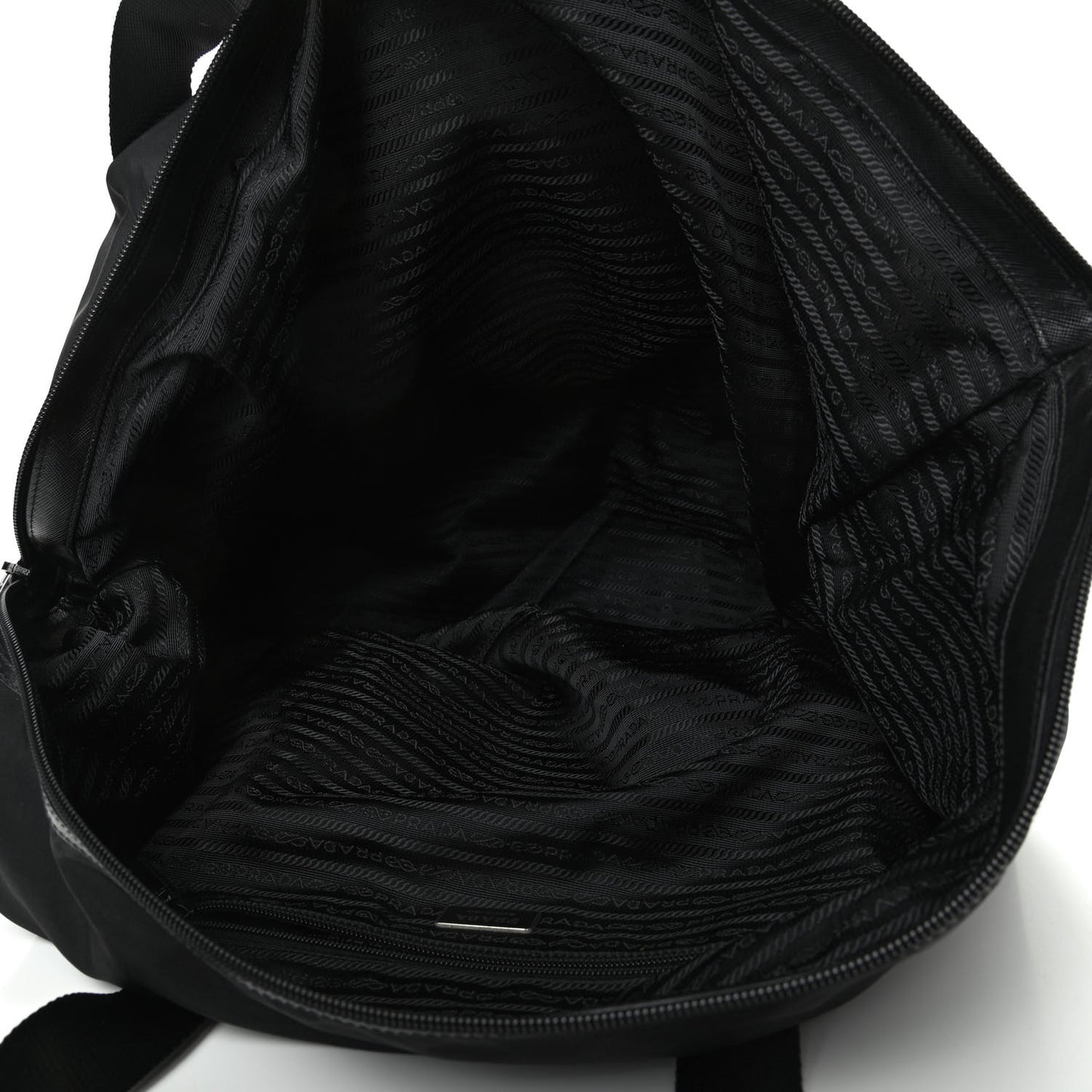 Tessuto Nylon Saffiano Carry On Travel Bag Black