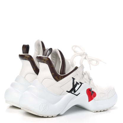 Louis Vuitton Calfskin Monogram Game On LV Archlight Sneakers 39.5 White 4 of 10