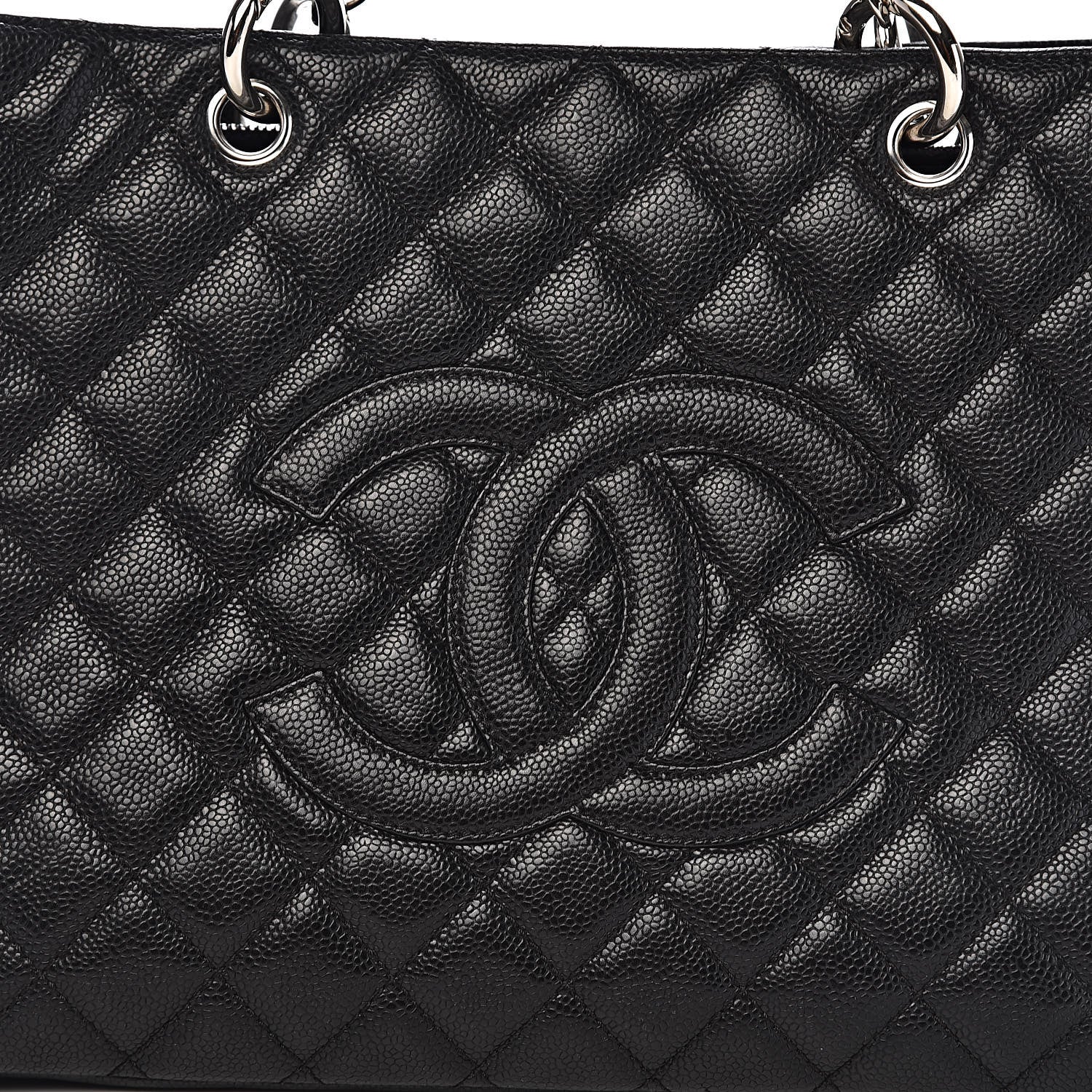 Chanel Caviar Quilted Grand Shopping Tote GST Black 11 of 11