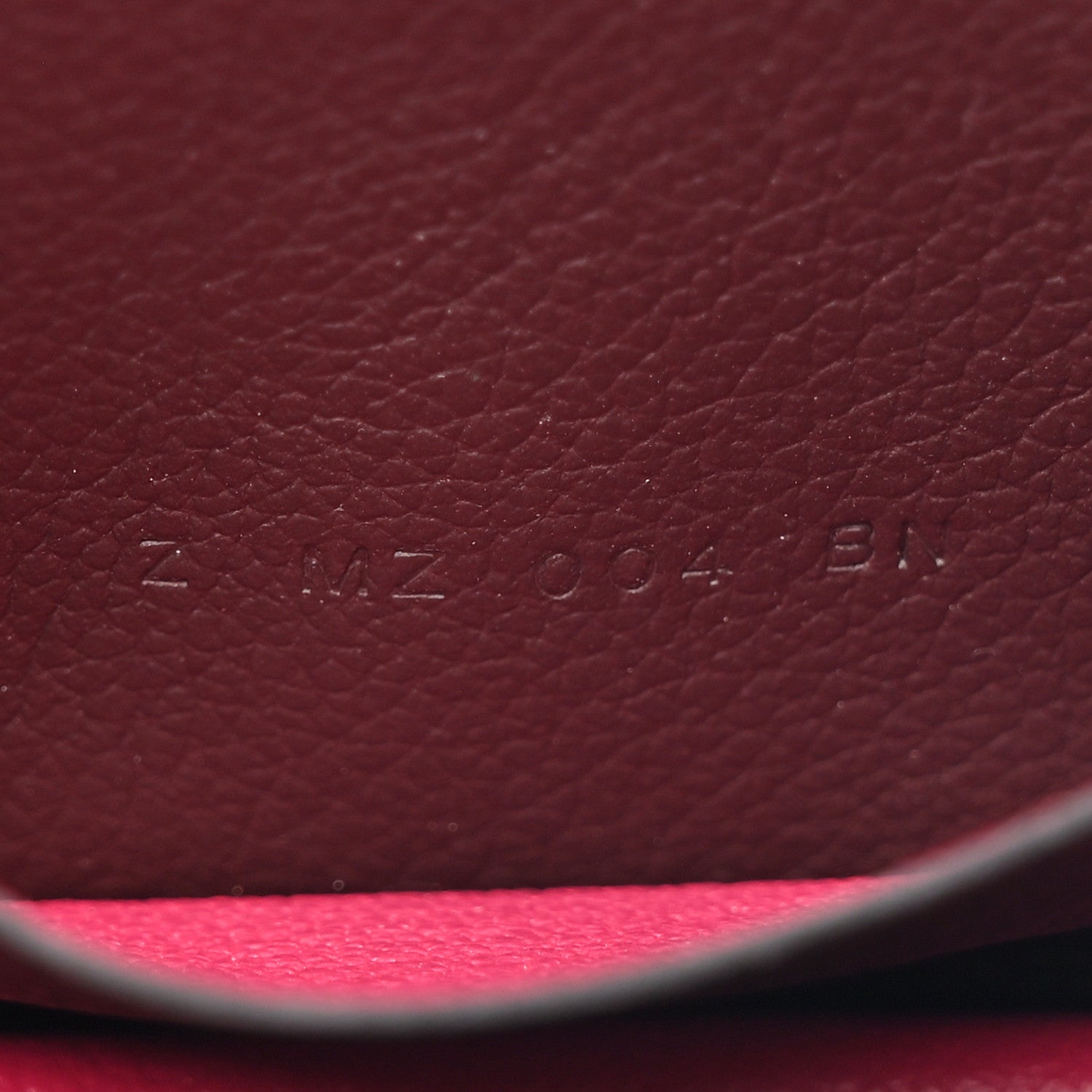 Hermes Evercolor Verso Constance Slim Wallet Framboise Rouge Sellier 9 of 12
