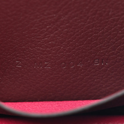 Hermes Evercolor Verso Constance Slim Wallet Framboise Rouge Sellier 9 of 12