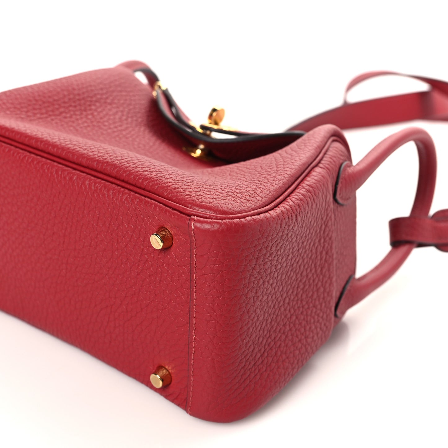 Taurillon Clemence Mini Lindy 20 Rouge Grenat