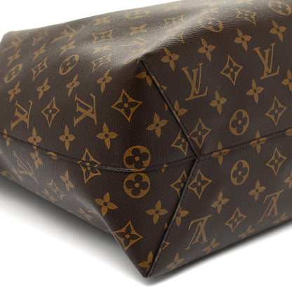 Louis Vuitton Monogram Flower Hobo Black 8 of 17