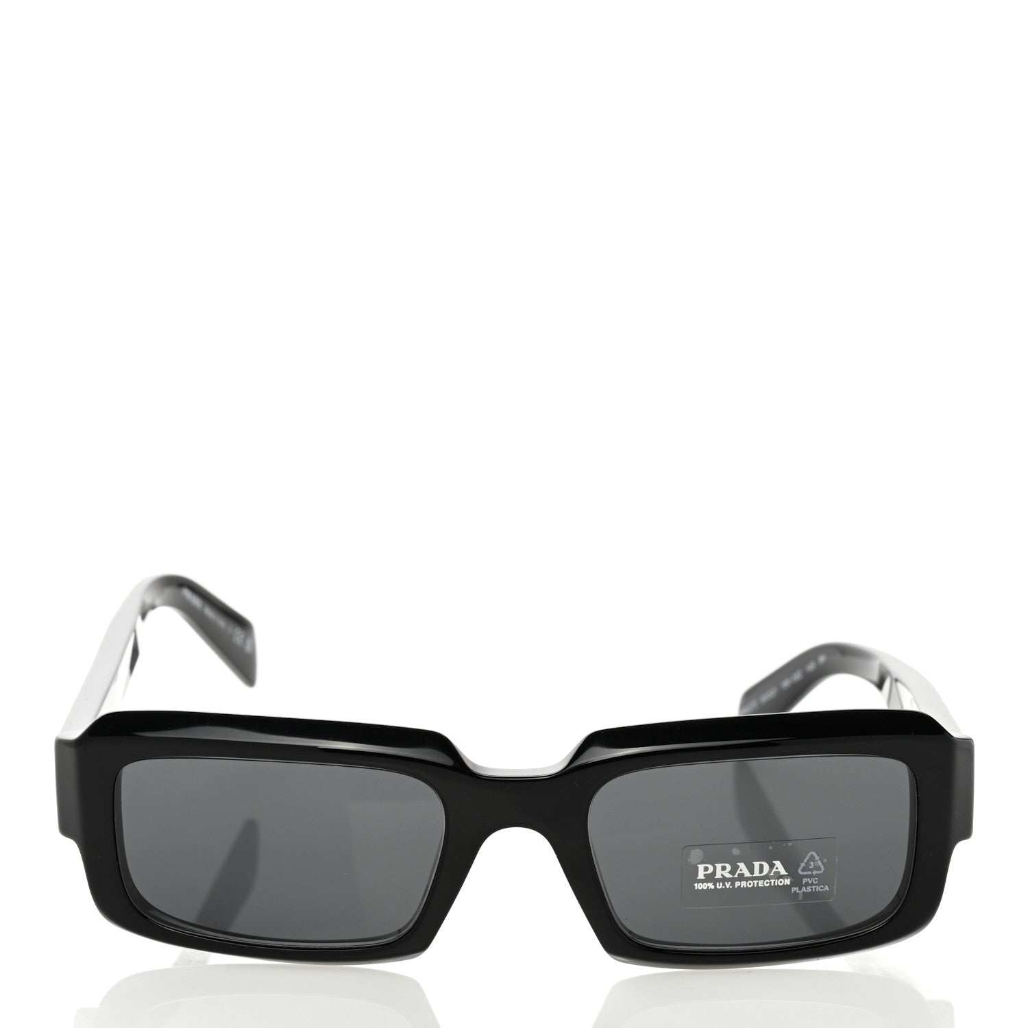 Prada Acetate Symbole Sunglasses SPR 27Z Black 2 of 8