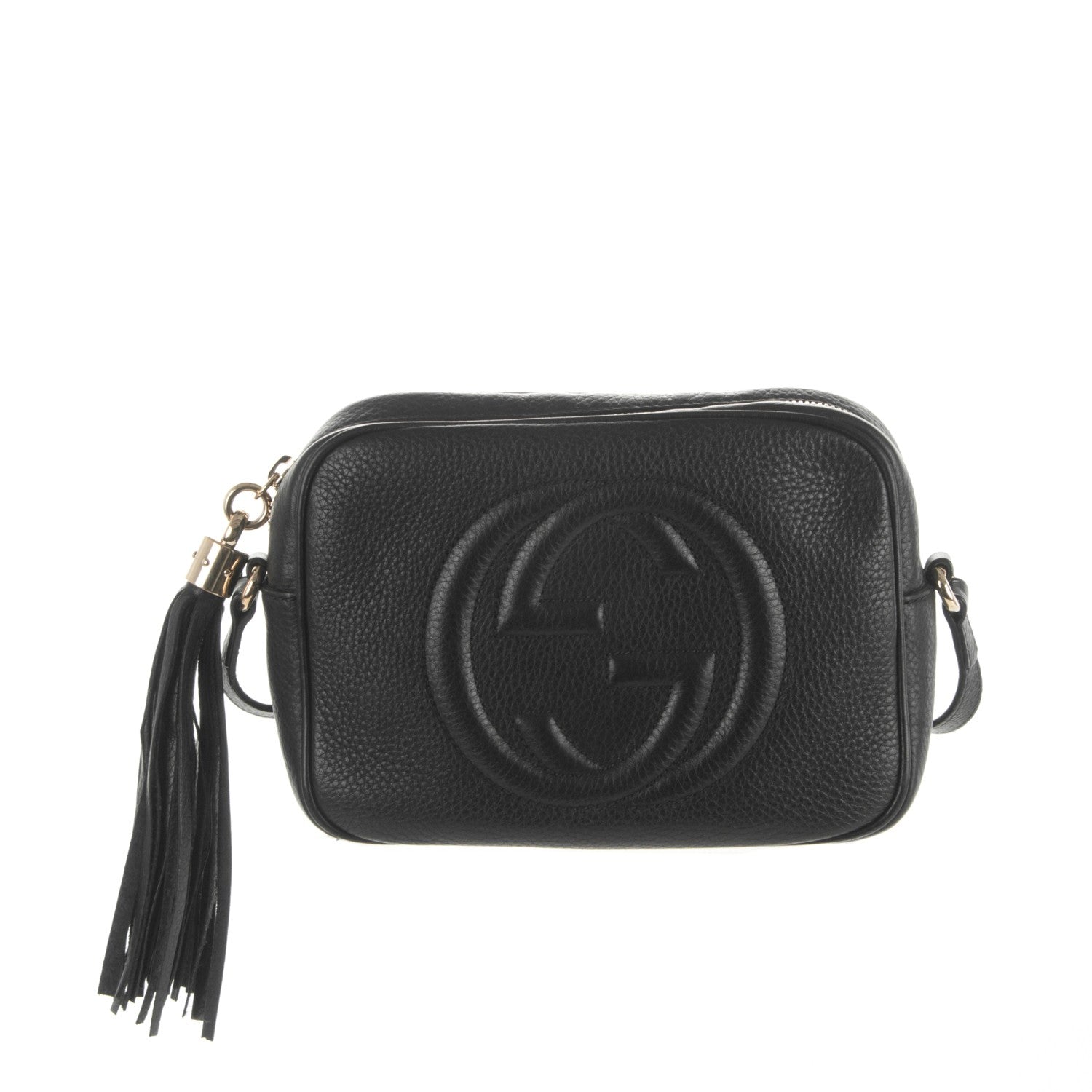 Gucci Pebbled Calfskin Small Soho Disco Bag Black 1 of 7